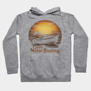 Love Motor Boating: A Boat of Affection Hoodie